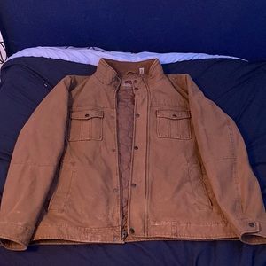 Men's Levi's® Washed Cotton Quilt-Lined Hooded Trucker Jacket size XL